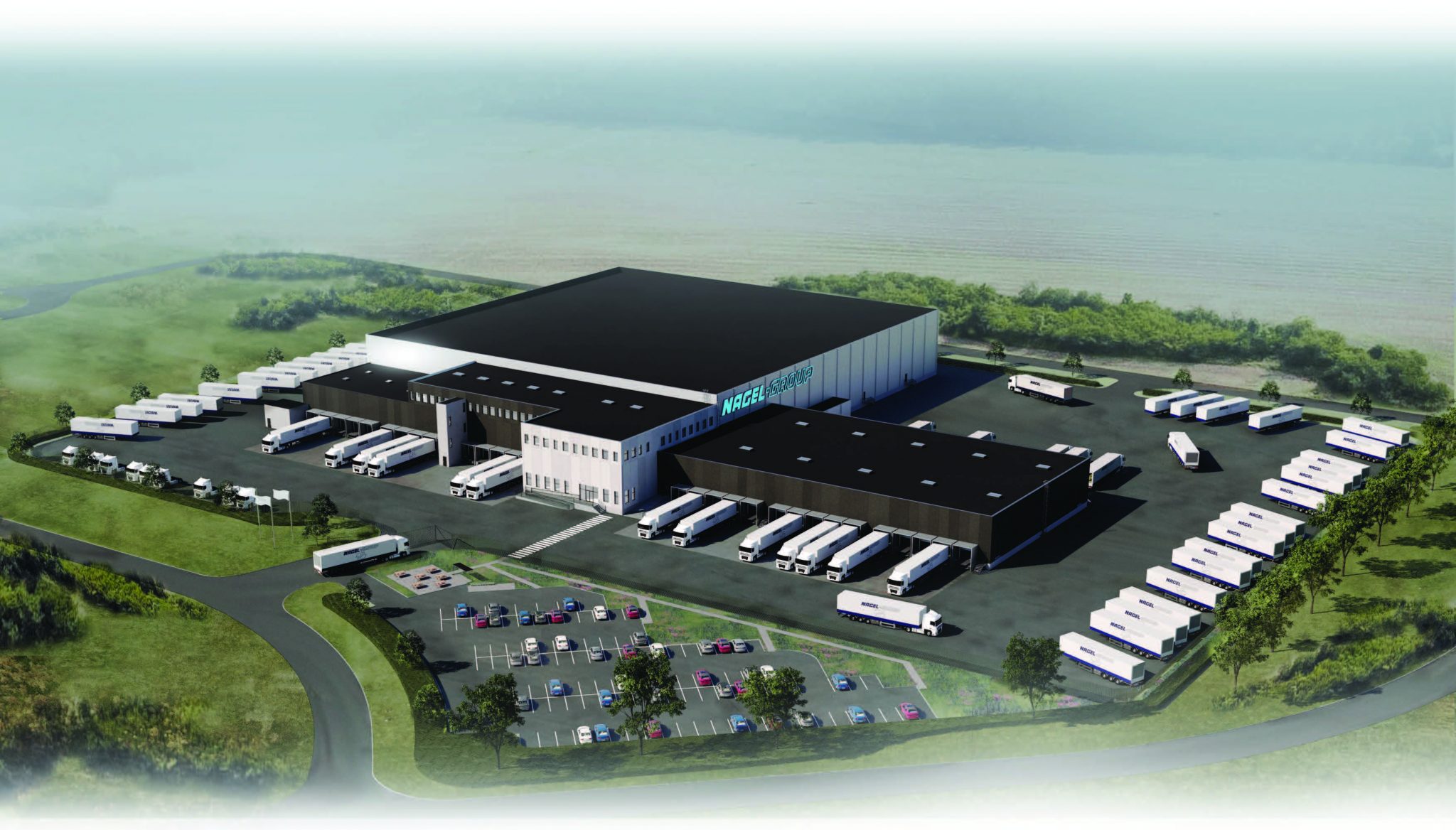 New logistics halls Toppingout ceremony at the NagelGroup in Vejle